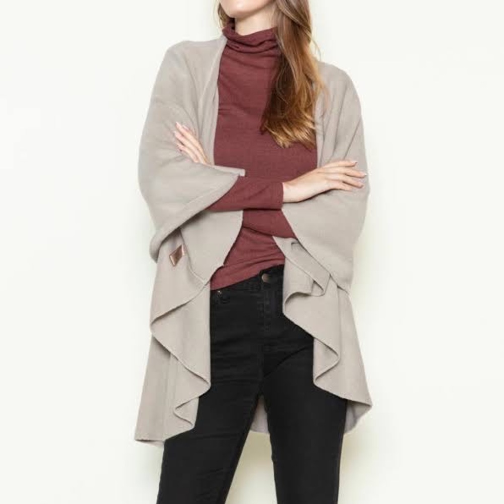 LOOK shawl vest